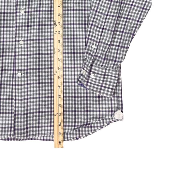 Maus & Hoffman Shirt Mens Plaid Check Button-Down Switzerland Medium Academia - Picture 4 of 8